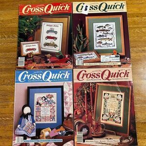 Vintage Cross Quick Magazines Set of 4